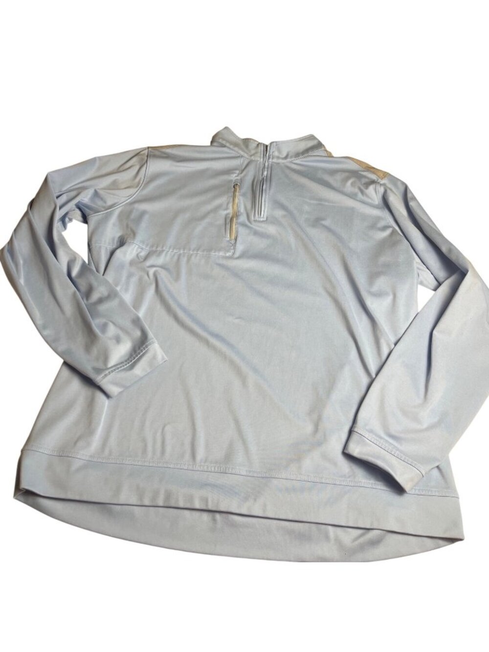 Peter Millar XXL Light Blue with gray Quarter-Zip Pullover Shirt Long Sleeves
